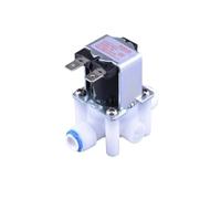 Elettrovalvola for acque reflue a innesto rapido da 1/4" DC24V - Flusso da 300 cc for purificatore d'acqua a osmosi inversa RO - Valvola elettromagnetica normalmente chiusa
