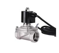 Elettrovalvola for fontana impermeabile IP68 in acciaio inossidabile 304 normalmente chiusa da 1-1/2" 110 V 24 V 12 V 24 V for uso subacqueo(NPT_24VAC_NBR-SEAL)