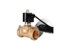 Elettrovalvola for fontana subacquea normalmente aperta da 2" in ottone IP68 impermeabile DN50 Valvola di controllo elettrico dell'acqua 12V 24V 220V(VITON-SEAL_220VAC_NO)