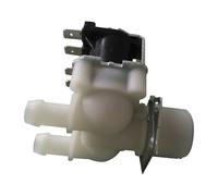 Elettrovalvola for lavatrice, valvola dell'acqua, una in due uscite, doppia valvola parallela, DC12V/24V, AC110/220V(AC220V)