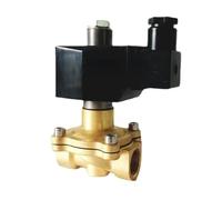 Elettrovalvola for pompa a vuoto normalmente chiusa in ottone ZCA da 1/4" a 3/8" a 1/2" a 3/4" a 1" BSPP femmina, 220 V CA, 24 V CC, for acqua, gas e olio(3/4",24V)