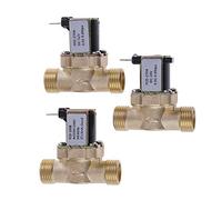 Elettrovalvola, G1 / 2 '' in ottone elettrico Elettrovalvola DC for acqua solare 1pc, Costruzione solida(12V)