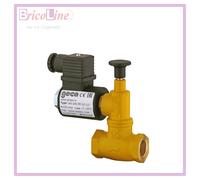 ELETTROVALVOLA GAS 1/2 NORMALMENTE APERTA RIARMO MANUALE 230V GECA