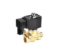 Elettrovalvola impermeabile IP65 a 2 vie da 1/2 pollice 220 12V 24V 110 a solenoide normalmente chiusa/aperta in ottone Adatto a piccoli spazi(24VAC_NORMALLY CLOSED)