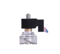 Elettrovalvola impermeabile normalmente aperta da 3/4" con indicatore di alimentazione a LED, elettrovalvola in acciaio inossidabile non calda da 110 V CA(NPT-110VAC-EPDM-SEAL)