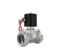 Elettrovalvola in acciaio inossidabile 304 normalmente chiusa, valvola for acqua 2W DN8 DN10 DN15 DN20 DN25 DN32 DN40 DN50 DN65 AC220V DC24V DC12V