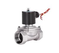Elettrovalvola in acciaio inossidabile da 2" normalmente chiusa DN50 Interruttore di controllo della tubazione Valvole dell'acqua for acqua Olio Aria 220V 24V 12V(G-380VAC)