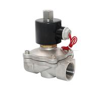 Elettrovalvola in acciaio inox 1/4" 3/8" 1/2" 3/4" 1" Normalmente aperta Pneumatica for Acqua Olio Aria Gas 12V/24V/220V/110V(220V,DN25)