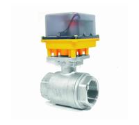 Elettrovalvola in miniatura dritta Piccola valvola di controllo elettrica AC220V DC12V DC24V DN15-50 Valvola a sfera motorizzata in acciaio inossidabile(Dn20,12V)