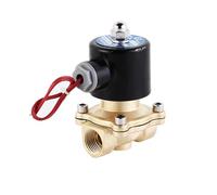 Elettrovalvola in ottone da 1/2'', elettrovalvola normalmente chiusa da 24 V CC for gas(NPT-24VDC-NBR-SEAL)