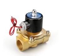 Elettrovalvola in ottone DN15 DN20 DN25 1/2" 3/4" 1" normalmente chiusa pneumatica for acqua, olio, aria 12V 24V 220V 1 pz(AC220V,1 Inch)