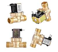 Elettrovalvola in ottone G1/2'' N/C 12v 24v 220v G3/4'' Flussostato di ingresso aria acqua for valvola scaldabagno solare(3/4",24V)