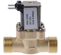 Elettrovalvola in ottone ingresso acqua DC12V elettrovalvola materiale bimetalli