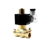 Elettrovalvola in ottone normalmente aperta da 1/4" 1/2" 3/4" 1" 2" Elettrovalvola impermeabile 220 V 24 V 12 V 220 V 110 V(G-12VDC,3/8 Inch)