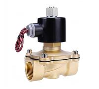 Elettrovalvola in ottone normalmente aperta da 1'' Elettrovalvole acqua/gas 24V 12V 220V 110V(G-12VDC-NBR-SEAL)