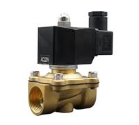 Elettrovalvola in ottone, normalmente chiusa, 220 V/12 V/24 V, valvola a membrana for acqua, aria e gas, 1/4"-2"(2",DC12V)