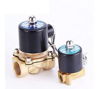 Elettrovalvola in ottone normalmente chiusa 220V 110V 24V 12V 2W for acqua, aria e olio 1/4" 3/8" 1/2" 3/4" 1" DN8/10/15/20/25/50 Colore: DC24V)(Dc12v,2W160-15(DN15))
