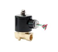 Elettrovalvola in ottone normalmente chiusa da 3/8" 24 V 110 V 220 V 12 V Elettrovalvola ad azione diretta DN10(BSPT-24VDC)