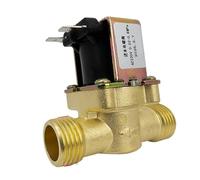 Elettrovalvola in ottone normalmente chiusa G1/2" AC 110/220V DC 5/12/24V for il controllo dell'acqua Valvole for acqua a commutazione magnetica(BSP_DC 24V)