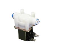 Elettrovalvola in plastica 12V 24V 220V 1/4" Tubo flessibile Collegamento Interruttore Regolatore di pressione for fontana potabile Purificatore d'acqua