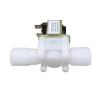 Elettrovalvola in plastica da 1/2", interruttore di controllo della pressione pneumatica dell'acqua potabile dell'erogatore magnetico for lavatrice da 12 V, 24 V, 220 V(3/4",12V)