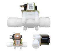 Elettrovalvola in plastica da 1/2", interruttore di controllo della pressione pneumatica dell'acqua potabile dell'erogatore magnetico for lavatrice da 12 V, 24 V, 220 V(3/4",220V)