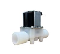Elettrovalvola in plastica da 1/2", regolatore di pressione pneumatico magnetico for acqua potabile tipo NC da 12 V, 24 V, 220 V for lavatrice(1/2",12V_CLOSED)
