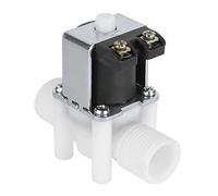 Elettrovalvola In Plastica DC12/24V Con Funzione Di Non Ritorno, Valvola Elettromagnetica Di Ingresso Dell'acqua Per Erogatore D'acqua Con Filettatura Maschio Da 1/2", Per Scaldabagni Solari(DC24V)