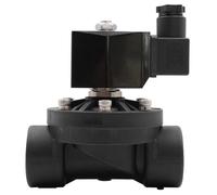 Elettrovalvola in plastica normalmente chiusa o aperta DN15 DN20 DN25 DN32 DN40 DN50 Valvole for acqua AC 110V 220V DC 12V Filettatura 24VG o NPT(NPT-AC 24V-NORMALLY CLOSED)