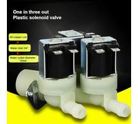Elettrovalvola in tre fuori elettrovalvola in plastica macchina for il caffè distributore di acqua valvola di ingresso dell'acqua resistenza alla temperatura 100 ℃ 12 24 V 220 V(DC24V)