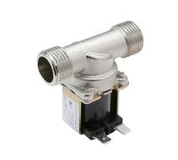 Elettrovalvola interamente in rame a 4 punti da 1 PZ for distributore d'acqua, elettrovalvola for lavatrice, elettrovalvola normalmente chiusa interfaccia G1/2(AC220V)