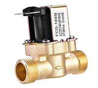 Elettrovalvola magnetica a solenoide elettrica in ottone normalmente chiusa da 3/4 pollici 1/2 for valvola di controllo dell'acqua(A)