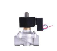 Elettrovalvola non calda da 1 "in acciaio inossidabile normalmente aperta impermeabile con indicatore di alimentazione LED 24V 12V 220V 110V(G-380vac-nbr-seal)