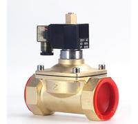 Elettrovalvola normalmente aperta ad alta temperatura 220 V CA 24 V CC DN15 20 25 32 40 50 K 1 pz(220vac-max. 80 Celsius,1-1/2inch)