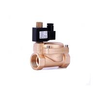 Elettrovalvola normalmente aperta in ottone alta pressione 16bar | Elettrovalvola normalmente aperta 3/4 pollici BSP 16bar corpo in ottone AC220V DC24V DC12V per acqua e gas(DC24)