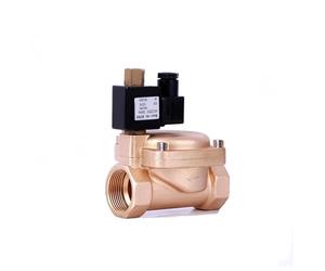 Elettrovalvola normalmente aperta in ottone alta pressione 16bar | Elettrovalvola normalmente aperta 3/4 pollici BSP 16bar corpo in ottone AC220V DC24V DC12V per acqua e gas(DC12)