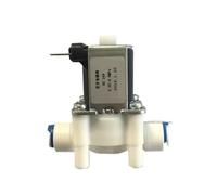 Elettrovalvola normalmente aperta, magnetica, 1/4" DC 12V 24V, flussostato di ingresso dell'acqua, regolatore magnetico, distributore(24V)
