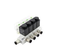 Elettrovalvola normalmente chiusa 2V025-06 AC110V AC220V DC12V24V valvola combinata multidirezionale pneumatica magnetica pneumatica 2V025-08(DC12V 6mm fittings)