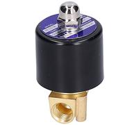 Elettrovalvola Normalmente Chiusa 2W - 025-08, Valvola Elettromagnetica in Ottone con Filetto G 1/4 Pollici, Design a Diaframma Diretto Senza Pressione per Acqua Aria Olio (AC220V)