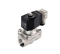 Elettrovalvola normalmente chiusa da 1/2" 3/4" 1" 2" 12v Acqua 24v 230v 24 Bobina in acciaio inossidabile IP65(120VAC_V/IT/O/N)