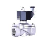 Elettrovalvola normalmente chiusa da 1/2" 3/8" 3/4" 1" in acciaio inossidabile, impermeabile IP65, 220 V, 12 V, 24 V, 110 V, elettrovalvola elettrica(1-1/4",G_12VDC)