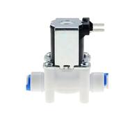 Elettrovalvola normalmente chiusa da 1/4" con flussometro magnetico DC12V 24V AC220V for ingresso acqua e aria, distributore di lavatrice(AC 100-110V)