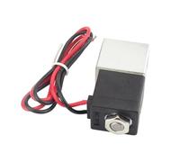 Elettrovalvola Normalmente Chiusa Da 1/8" 12 V 24 V 110 V 220 V Compressore Pneumatico Alluminio Tensione Ottone Connettore Pagoda 4/6/8/10/12 Mm(4mm,DC 12V)
