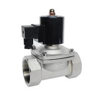 Elettrovalvola normalmente chiusa da 2" 24 V 12 V 220 V 110 V Elettrovalvola in acciaio inossidabile impermeabile IP65(BSP-380VAC-NBR-SEAL)