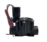 Elettrovalvola normalmente chiusa da 3/8" 1/2" 3/4" 1" for acqua 220V 12V 24V, valvola in nylon for irrigazione di giardini agricoli e paesaggi(24VAC,3/8 Inch)