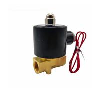 Elettrovalvola normalmente chiusa in ottone DN06/08/10/15/20/25 1/4""3/8""1/2""3/4""1"" 12V 220V 24v Pneumatica for Acqua Olio Gas Elio(G-220V-ALUMINUM ALLOY)