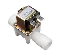 Elettrovalvola normalmente chiusa, valvola da 1/2" a 3/4", interruttore di controllo della pressione pneumatica dell'acqua for lavatrice magnetica da 12 V, 24 V, 220 V(3/4",DC24V)