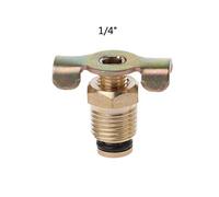 Elettrovalvola, NPT 1/4 3/8 "" 1/2 '' in ottone massiccio Compressore Serbatoio d'aria Port elemento di scarico 3pcs Valve 53CA, Costruzione solida(1/2")
