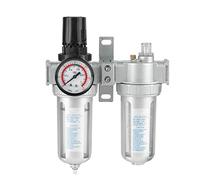 Elettrovalvola, Olio Acqua Filtro SFC400 Trappola Filtro Airbrush compressore d'aria regolatore di pressione valvola di riduzione 1 / 2in Compressore Kit filtri, Costruzione solida