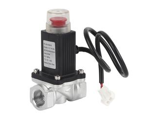 Elettrovalvola per interruttore del gas di condotta, controllo automatico con doppio metodo di chiusura, apertura manuale richiesta per magg